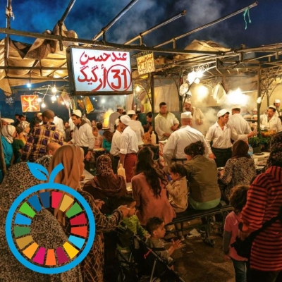 Morocco market place 