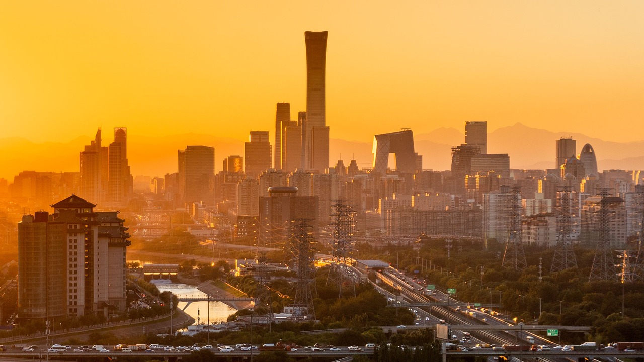  Beijing, Sunset, Twilight image