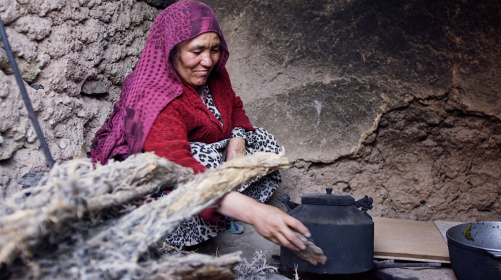 Woman cooking